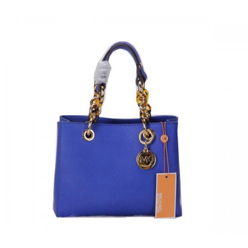Michael Kors Jet Set Reisetasche Original Leder MK0619 Blau