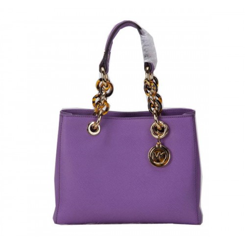 Michael Kors Jet Set Reisetasche Original Leder MK0619 Lavendel