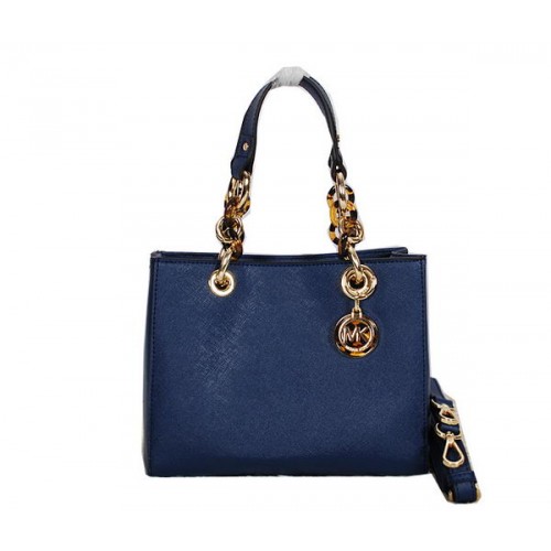 Michael Kors Jet Set Reisetasche Saffiano Leder MK0917 Blau