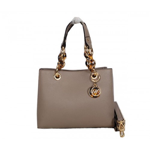 Michael Kors Jet Set Reisetasche Saffiano Leder MK0917 Grau