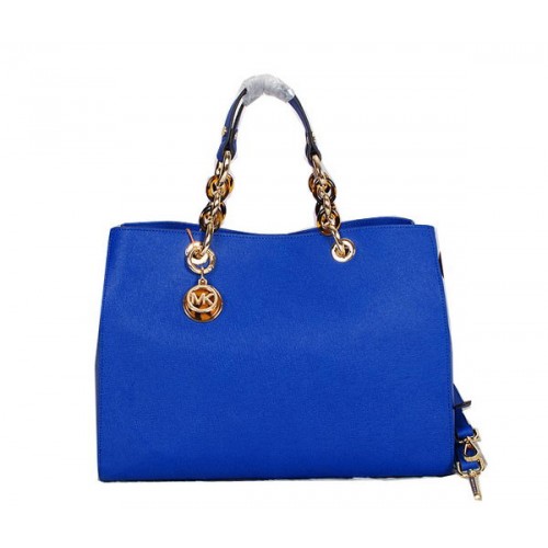 Michael Kors Jet Set Reisetasche Saffiano Leder MK8860 Blau