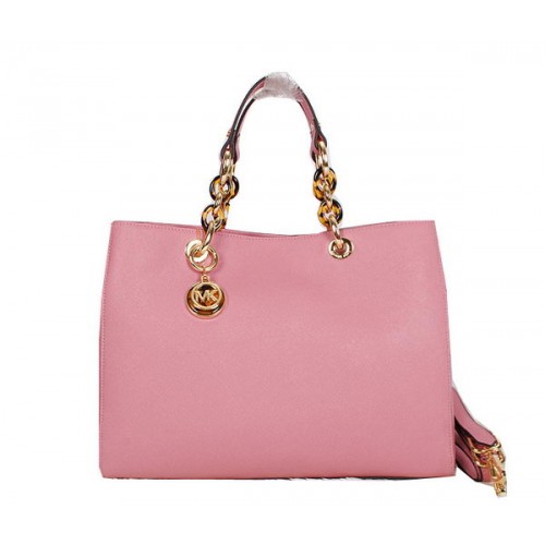Michael Kors Jet Set Reisetasche Saffiano Leder MK8860 Rosa