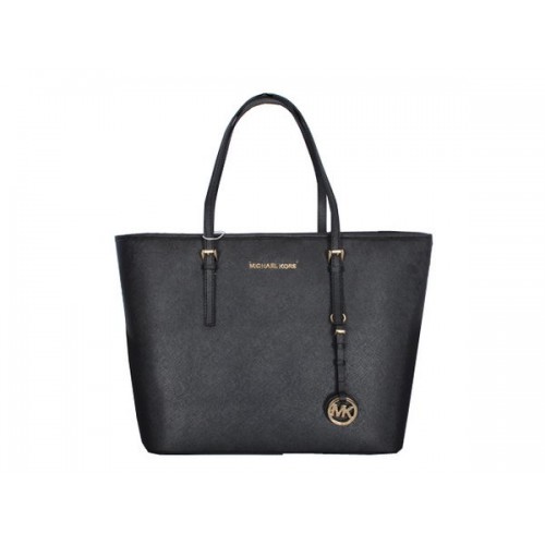 Michael Kors Jet Set Travel Tote Bag MK8703 Schwarz