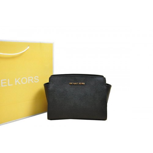 Michael Kors Mini Selma Umhängetasche Schwarz