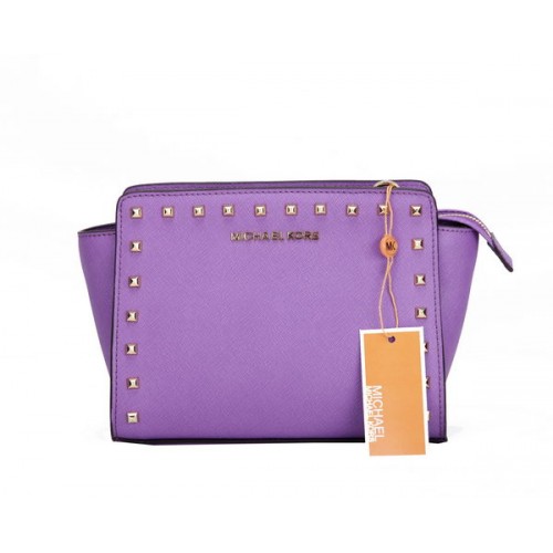 Michael Kors Mini Selma Messenger Bag MK1868 Lavendel Lila Niete