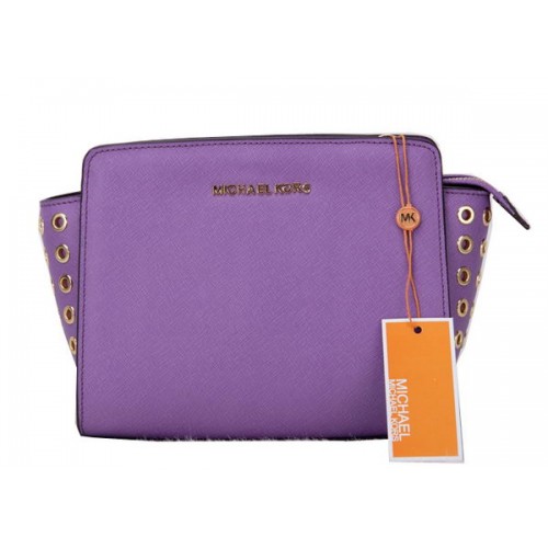 Michael Kors Mini Selma Umhängetasche Original Leder MK1889 Lavendel