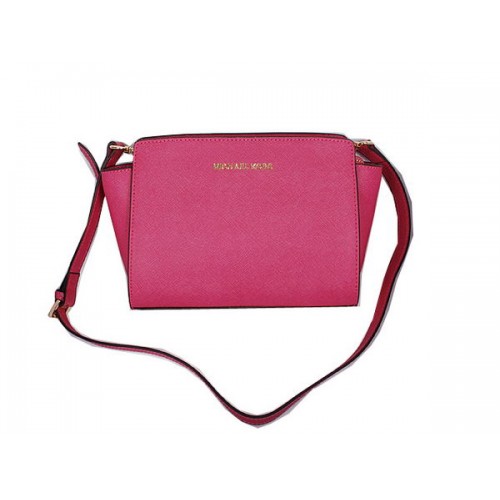 Michael Kors Mini Selma Umhängetasche Original Leder MK8701 Rose