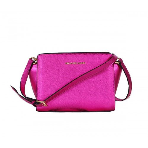 Michael Kors Mini Selma Umhängetasche Original Leder MK8710 Rose