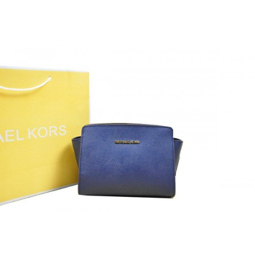 Michael Kors Mini Selma Umhängetasche Königsblau