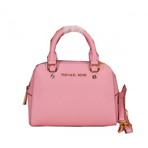 Michael Kors Original Tasche aus Saffiano-Leder mit Griff oben MK2603 Rosa