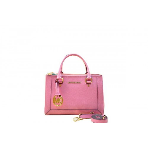 Michael Kors Selma Original Tragetasche aus Saffiano Leder MK1993 Rosa