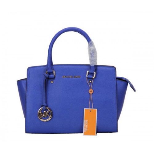 Michael Kors Selma Top-Zip Umhängetasche MK1867 Blau