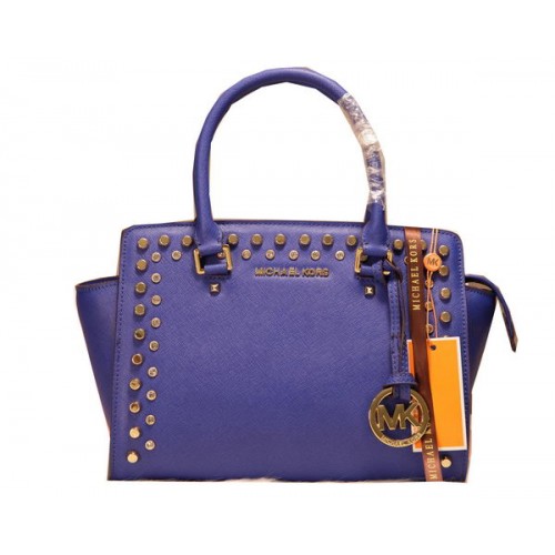 Michael Kors Selma Top-Zip Umhängetasche MK1887 Blau
