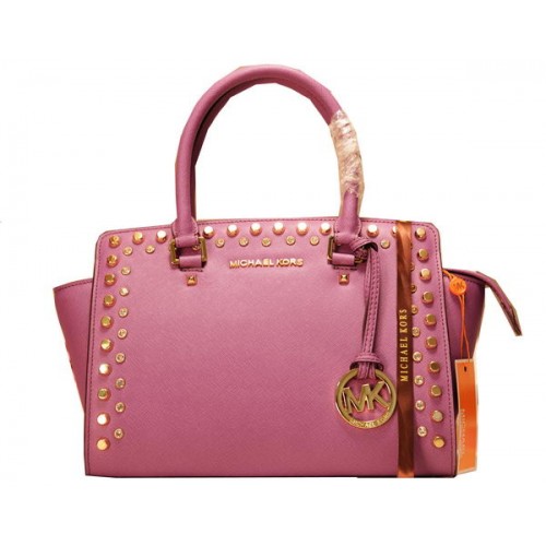 Michael Kors Selma Top-Zip Satchel Bag MK1887 Lila