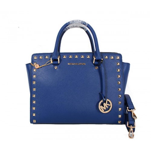Michael Kors Selma Top-Zip Umhängetasche MK8710 Blau