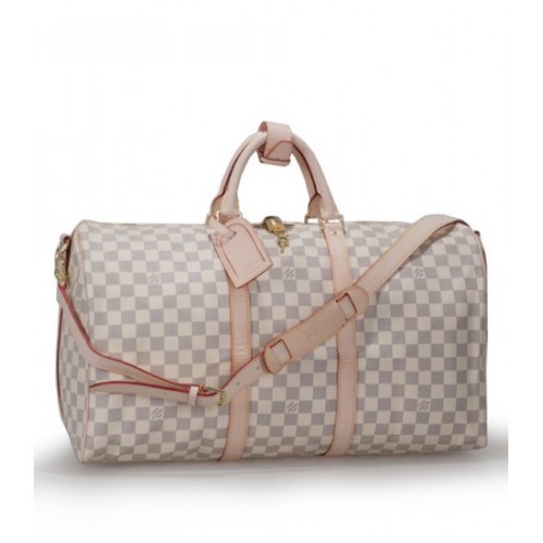 Louis Vuitton Monogram Canvas Keepall 50 mit Schultergurt N41430
