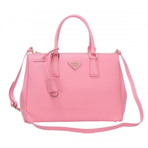 Prada BN2274 Rosa Saffiano Kalbsleder Tragetasche