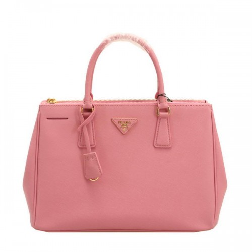 Prada BN2274 Rosa Saffiano Leder 33CM Einkaufstasche