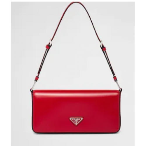 Prada Gebürstetes Leder Femme Tasche 1BD323 rot