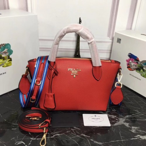 Prada Kalbsledertasche 1BA111 rot