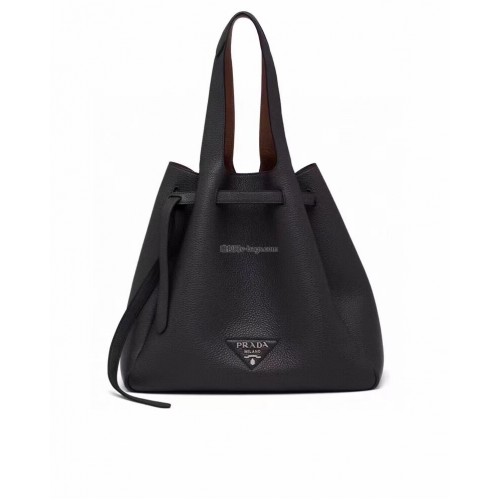 Prada Hirschleder Tasche Umhängetasche 1BG339 schwarz