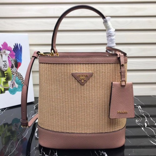 Prada Double Medium Tasche 1BA210 Rosa