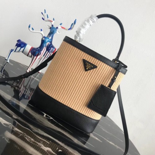 Prada Double Medium Tasche 1BA210 schwarz