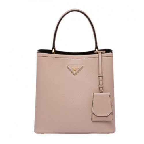 Prada Double Saffiano Ledertasche 1BA212 rosa