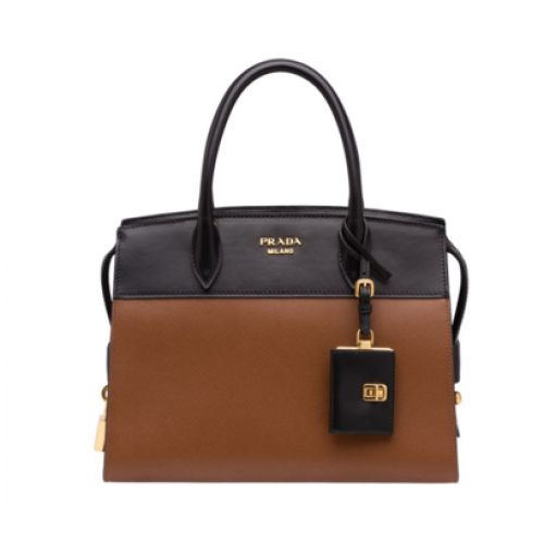 Prada Esplanade Tasche 1BA046 braun&schwarz