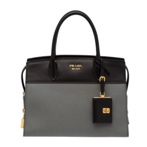 Prada Esplanade Tasche 1BA046 grau&schwarz