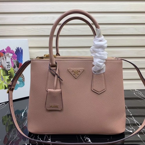 Prada Galleria Tasche aus Saffiano-Leder 1BA232 Rosa