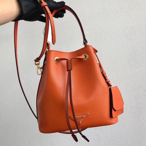 Prada Galleria Tasche aus Saffiano-Leder 1BE032 Orange