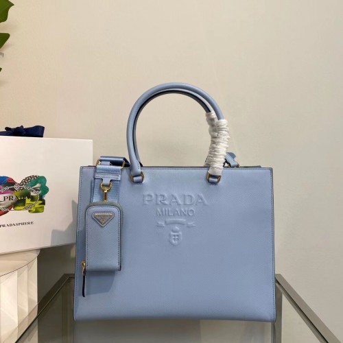 Prada Kristen Saffiano Tasche 1BD355 himmelblau