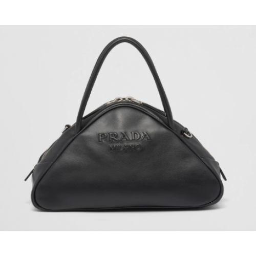 Prada Leder Dreiecktasche 1BB082 schwarz