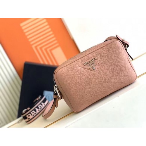 Prada Ledertasche mit Schulterriemen 1DB820 rosa