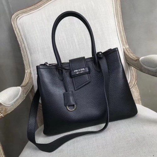 Prada Lederhandtasche 1BG148 schwarz