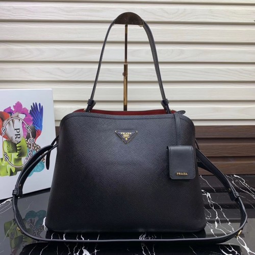 Prada Matinee Handtasche 1BA249 Schwarz