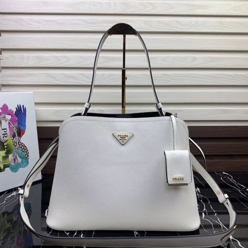 Prada Matinee Handtasche 1BA249 Weiß
