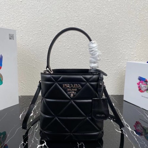 Prada Nappaleder Prada Spectrum Tote 1BG319 schwarz