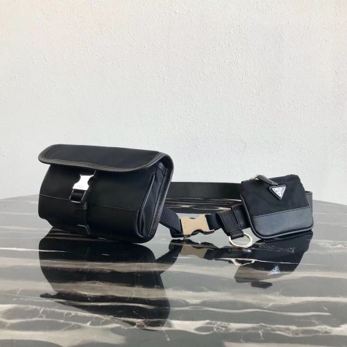 Prada Nylontasche 2CM214 schwarz