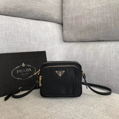 Prada Nylon Umhängetasche 82022 schwarz