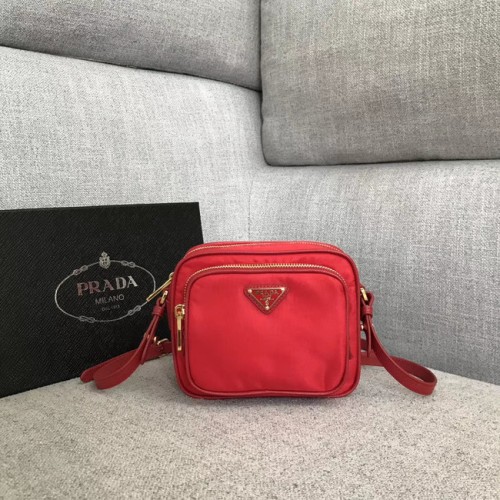 Prada Nylon Umhängetasche 82022 rot