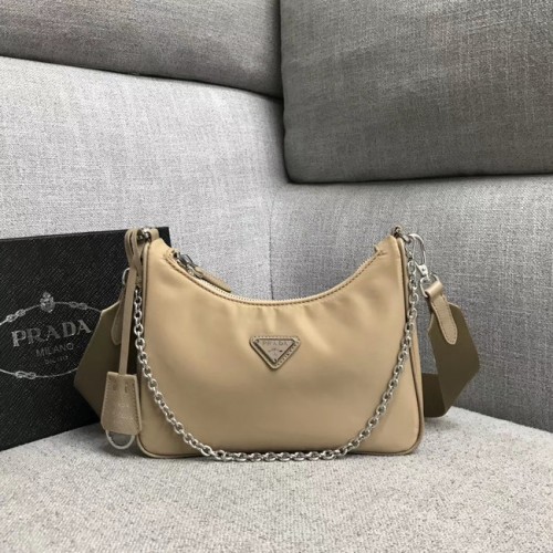 Prada Nylon Umhängetasche 91277 apricot