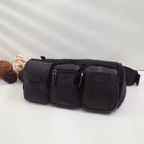 Prada Gürteltasche aus Nylon und Leder VA0258 schwarz