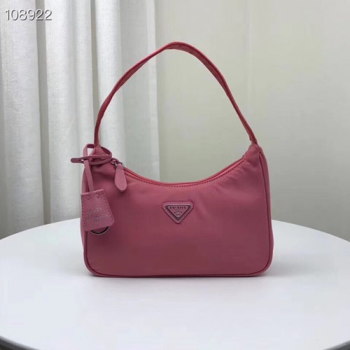 Prada Re-Edition 2000 Nylon-Minitasche 1NE515 Rosa