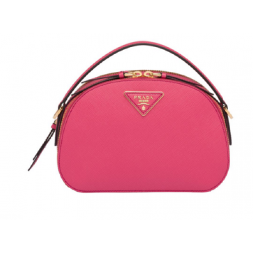 Prada Odette Tasche aus Saffiano-Leder 1BH123 Rose