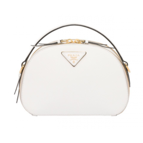 Prada Odette Tasche aus Saffiano-Leder 1BH123 weiß