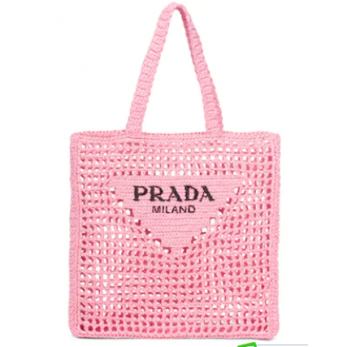 Prada Bast Tragetasche 1BG393 rosa