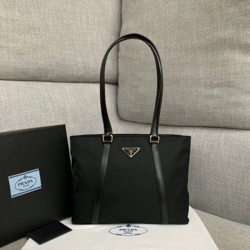 Prada Re-Edition 2000 Nylon-Einkaufstasche 91743 schwarz