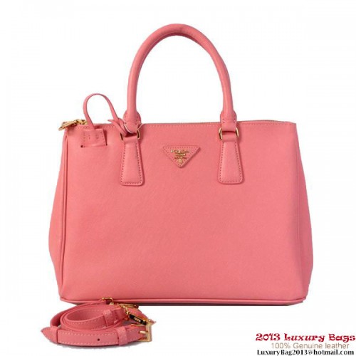 Prada Saffiano Kalbsleder Einkaufstasche 2274 Rosa